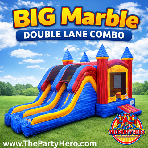 BIG Marble Double Lane Combo